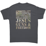 Jesus, Guns, & Freedom – Apparel by Drunk America