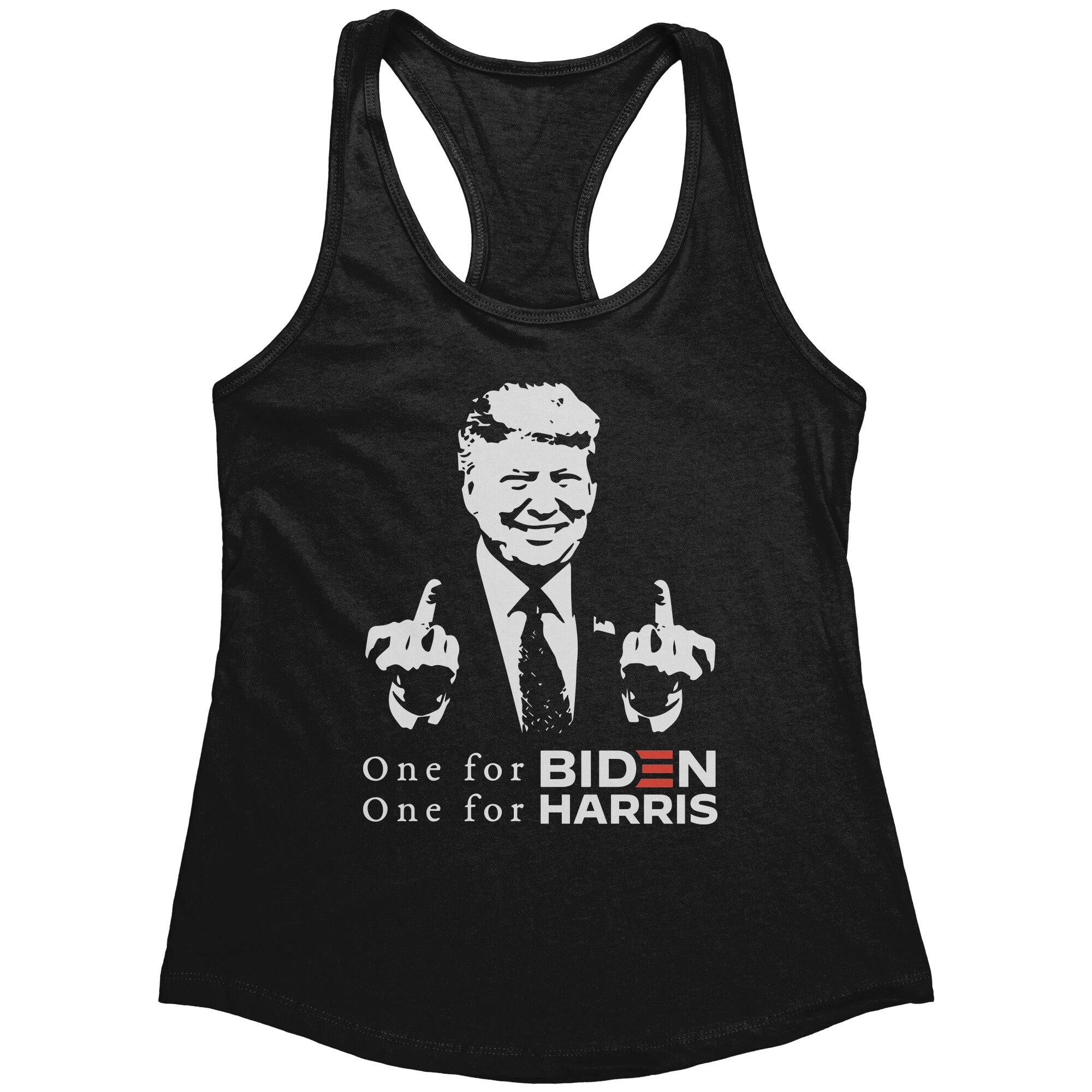 One For Biden One For Harris (Ladies) -Apparel | Drunk America 