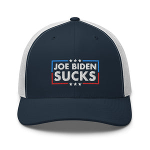 Joe Biden Sucks Trucker Cap - | Drunk America 